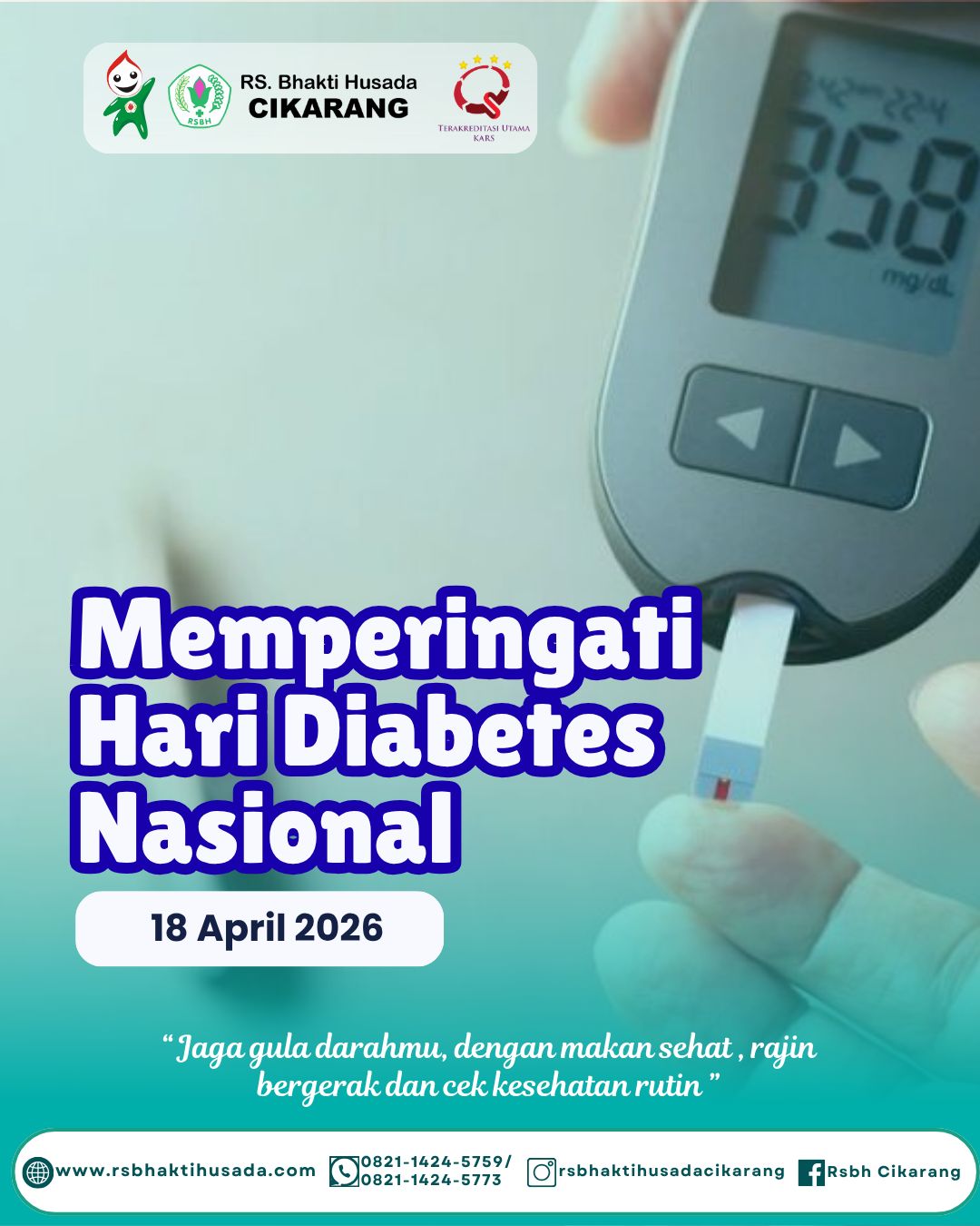 Memperingati Hari Diabetes Nasional 18 April 2026